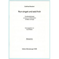 Gottfried Neubert, Nun singet und seid froh, Bläserpartitur