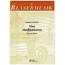 Vier Meditationen - Manfred Schlenker - Partitur