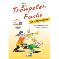Trompeten Fuchs Band 2 in C für Posaunenchor (+QR-Codes)