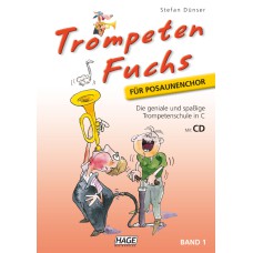 Trompeten Fuchs Band 1, Ausgabe in C für Posaunenchor (mit CD)