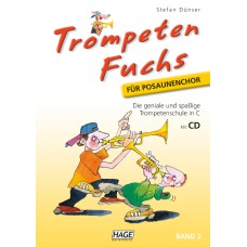 Trompeten Fuchs Band 2, Ausgabe in C für Posaunenchor (mit CD)